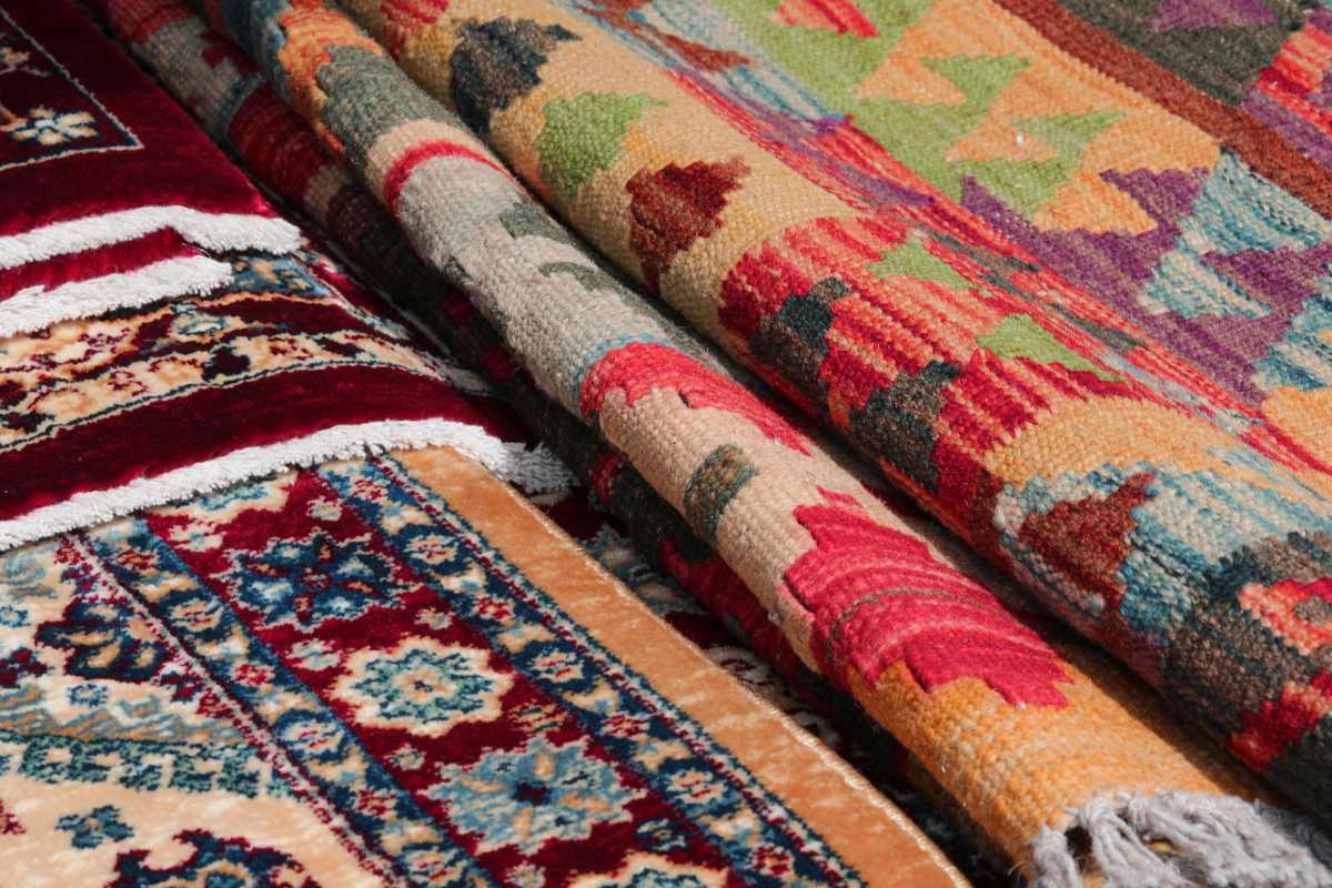 A combination of different rug styles near Redwood City, California (CA)