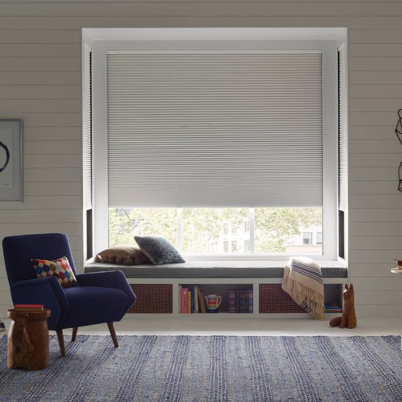 Hunter Douglas Duette® Cellular Shades installed in an apartment near Redwood City, CA