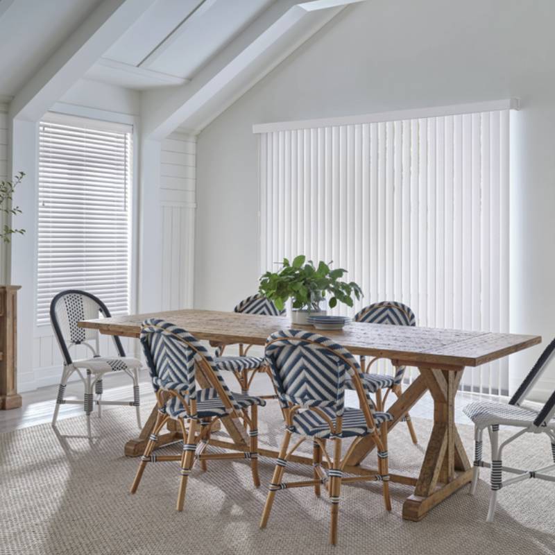 Hunter Douglas window treatments equipped with PowerView® automation near Redwood City, CA